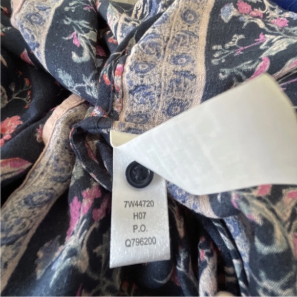 LUCKY BRAND Boho Long Sleeve Lightweight Floral Print S - Picture 5 of 7